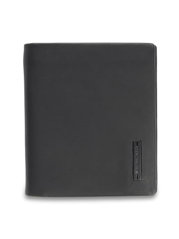Roncato Detroit Geldbörse RFID Schutz Leder 9 cm nero