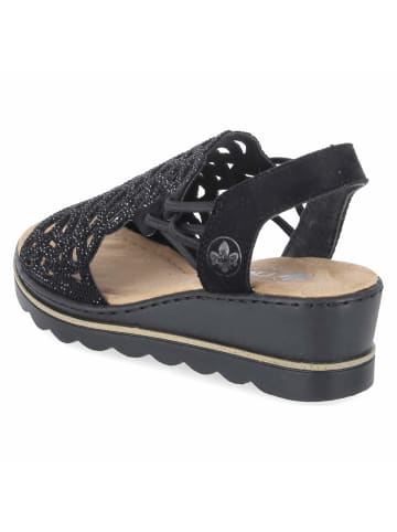 rieker Sandalette in schwarz