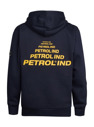Petrol Industries Grafische Hoodie in Blau