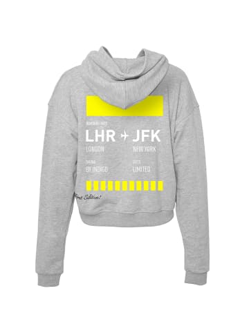 Roberto Geissini Jetsetter Hoodie Grau London-NY
