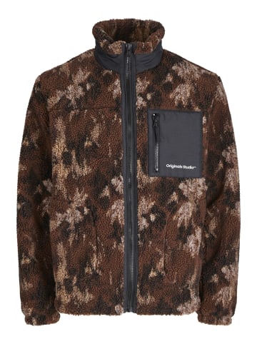 Jack & Jones Teddyfell Jacke in Chocolate Lab
