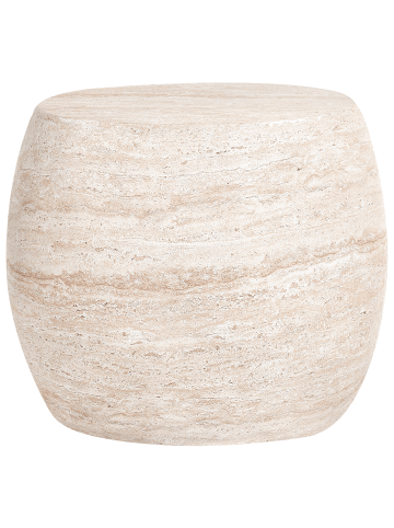Beliani Beistelltisch RICADI in Beige - (W) 58 x (H) 52 x (L) 40 cm