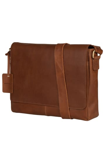 Burkely Vintage Juul - Schultertasche 36 cm in cognac