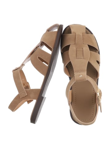 Ital-Design Sandale & Sandalette in Hellbraun