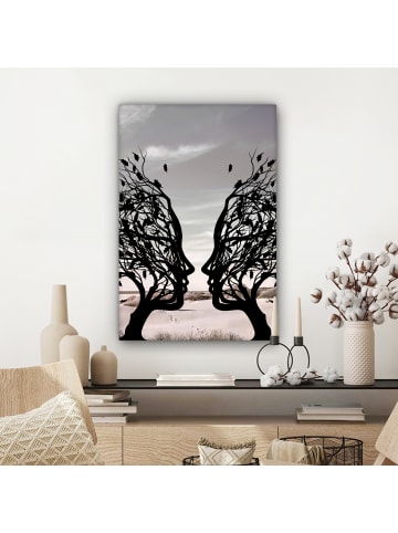 MuchoWow Poster mit Leiste Gesichtsbaum  (BxH)