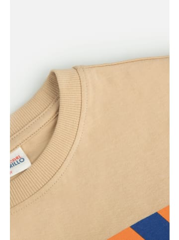 Coccodrillo T-Shirt mit kurzen Ärmeln  in beige