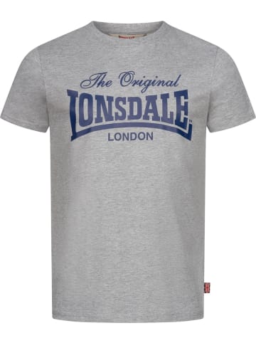 Lonsdale T-Shirt "Colsbrooke Herren T-Shirt normale Passform" in Grau