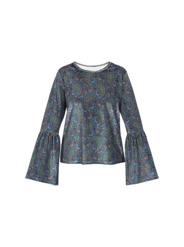 VIRITA Women Blouse in Blue Multicolor