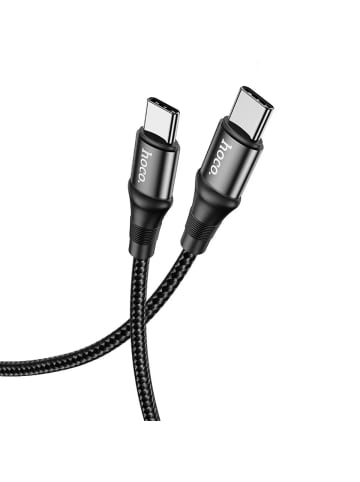 HOCO Ladekabel USB Typ C auf USB Typ C  PD 100W X50 1m in in Schwarz