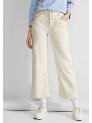 Street One Culotte in Soft Ecru Washed