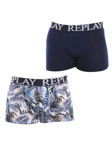Replay Underwear 2er-Set: Boxershorts in Blue