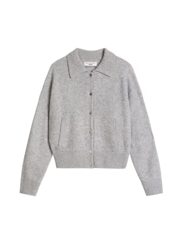 Marc O'Polo DENIM Cardigan im Blouson-Stil regular in Stone Melange