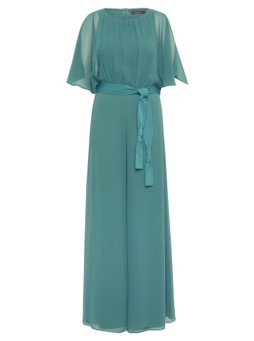 Vera Mont Jumpsuit mit Bindegürtel in Dark Emerald