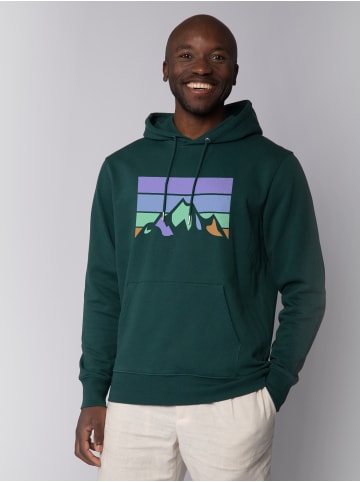 wat? Apparel Sweatshirt Retro Landscape in Glazed Green