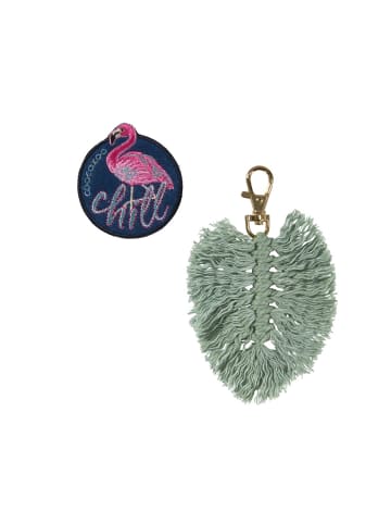 Coocazoo COLOUR UP-Set, Anhänger   Clip-Patch in Flamingo