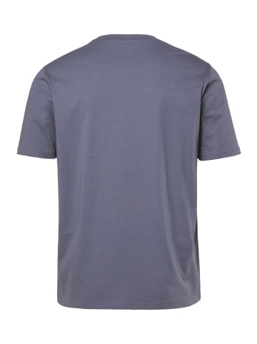 Men Plus Kurzarm T-Shirt in steinblau