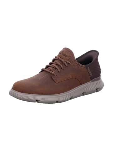 Skechers Herren Halbschuhe GARZA - GERVIN in Braun