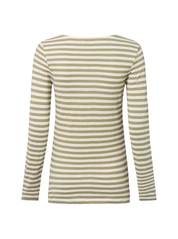 Marc O'Polo Langarmshirt in oliv ecru - 0002