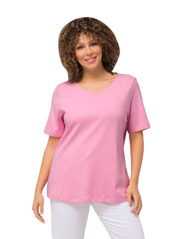 Ulla Popken Shirt in hell pink