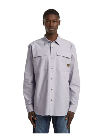 G-Star Raw CPO Regular Shirt correct grey/white oxford