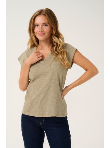 CULTURE T-shirt CUbiana Regular fit in Dune