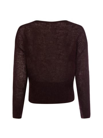 Someday Strickpullover Tivora in aubergine - 0001