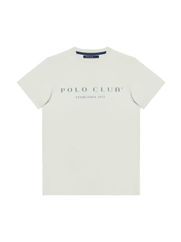 Polo Club T-Shirt in Blasses Grün