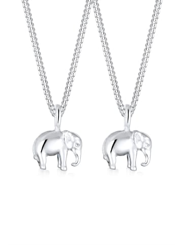 Elli Halskette 925 Sterling Silber Elefant in Silber