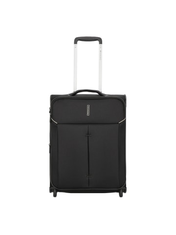 Roncato Ironik 2.0 4 Rollen Kabinentrolley 55 cm mit Dehnfalte in nero