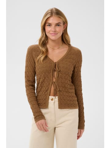 SAINT TROPEZ Strickjacke RonetteSZ Gerade Passform in Toasted Coconut