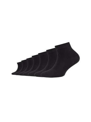 camano Kurzsocken 7er Pack ca-soft in Schwarz