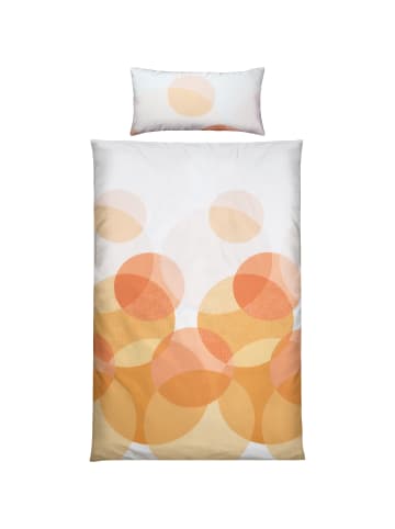 Erwin Müller Seersucker Bettwäsche in gelb-apricot