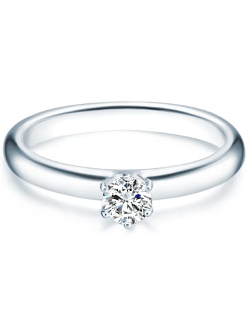 Trilani Ring aus Sterling Silber mit Zirkonia in silber