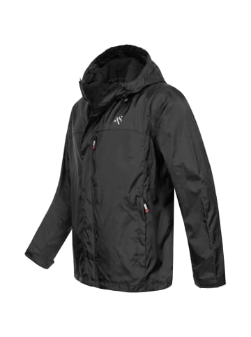 Alessandro Salvarini Regenjacke AS-323 in Schwarz