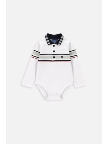 Coccodrillo Langärmeliger Bodysuit in weiß