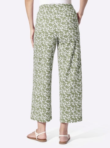 WITT WEIDEN Schlupfhose in schilf-weiß-bedruckt