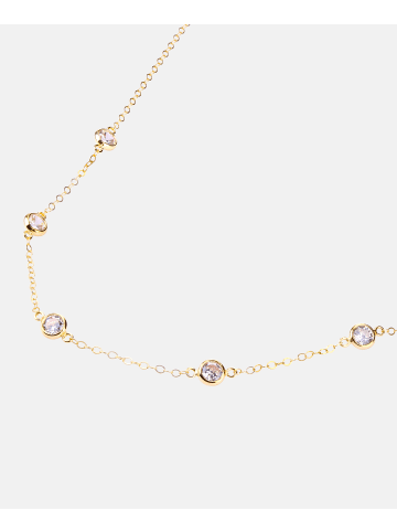 Diamant L'éternel Halskette aus 375 Gelbgold mit Zirkonia