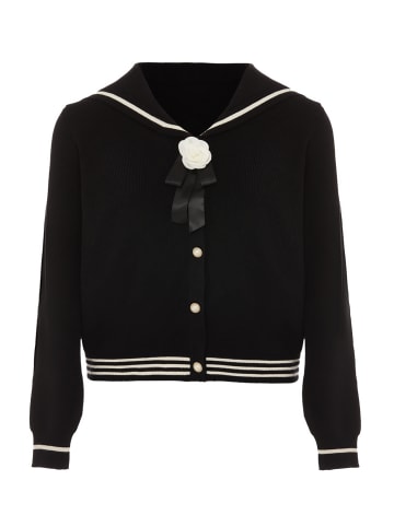 NAEMI Damen Cardigan in Schwarz