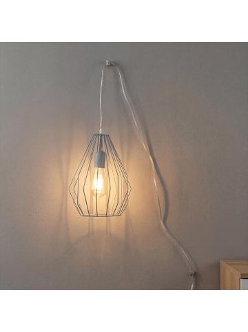 Licht-Erlebnisse Pendelleuchte (B)22 x (L)22 x (T)532 cm in Grau