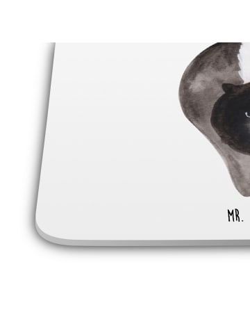 Mr. & Mrs. Panda Glasuntersetzer Stinktier Angriff ohne Spruch in Weiß