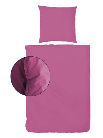 Hahn Bettwäsche Renforce in fuchsia