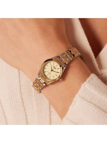 Q&Q by Citizen Stahl Quarzuhr Q & Q Gold