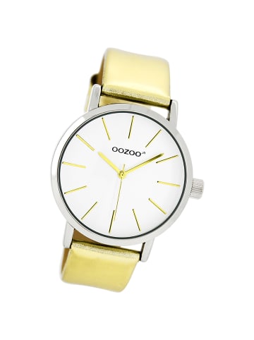 Oozoo Analog-Armbanduhr Oozoo JR gold groß (ca. 40mm)