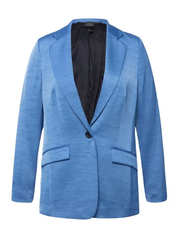 Ulla Popken Blazer in jeansblau