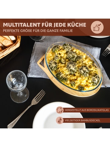 eluno Glas-Auflaufform