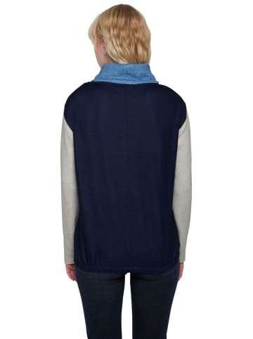 Gina Laura Sweatshirt in Navy Blau