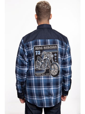 King Kerosin King Kerosin Funktionshemd Chopper ´till Death in blau