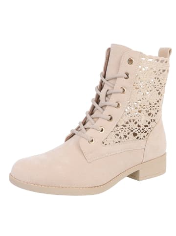 Ital-Design Stiefelette in Beige