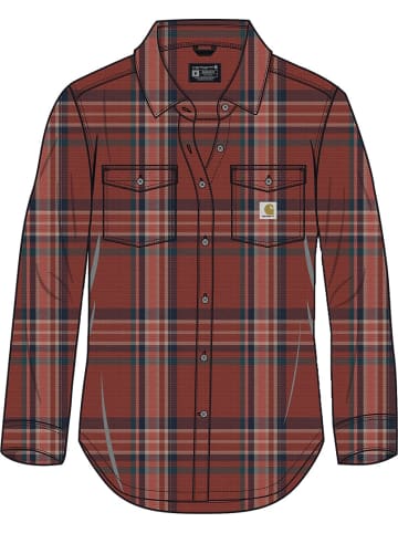 CARHARTT  Shirt "Fiber Series L/S 107135" in Rot
