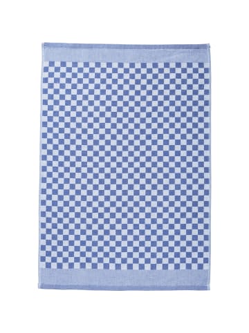 Erwin Müller Baumwolle, Jacquard Geschirrtuch 2er-Pack in Karo rot/blau